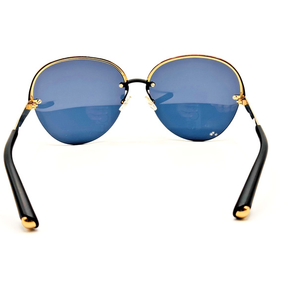 Dior Sunglasses Superbe RMU KU Red Round Frame Blue Lens Limited Edition 63mm main image 16